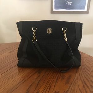 Tommy Hilfiger black computer bag